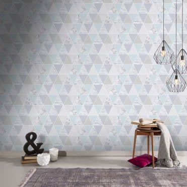 Graham & Brown Reflections Mint Wallpaper 103291