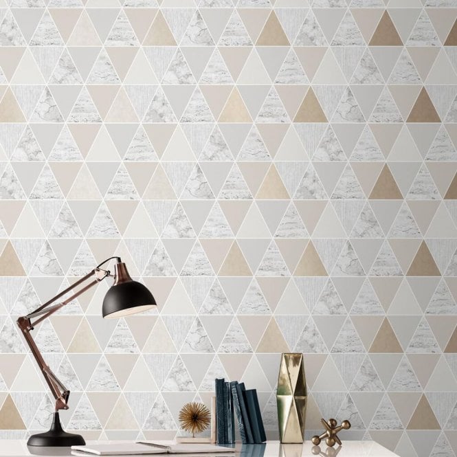 Graham & Brown  Reflections Natural Wallpaper 105908