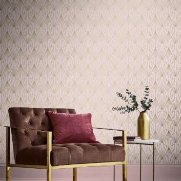Graham & Brown Rene Blush Wallpaper 105925