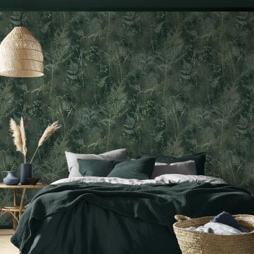 Graham & Brown Restore Emerald Wallpaper 115042