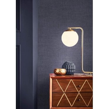 Graham & Brown Rustic Weft Denim Wallpaper 124092