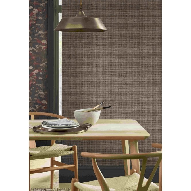 Graham & Brown  Rustic Weft Glastonbury Wallpaper 124090