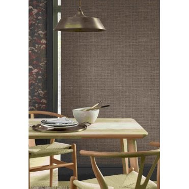 Graham & Brown Rustic Weft Glastonbury Wallpaper 124090