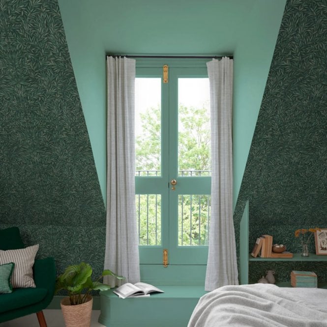 Graham & Brown  Salix Leaves Green Wallpaper 121439