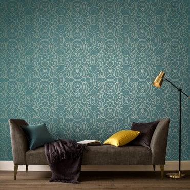 Graham & Brown Shoji Jade Wallpaper 105235
