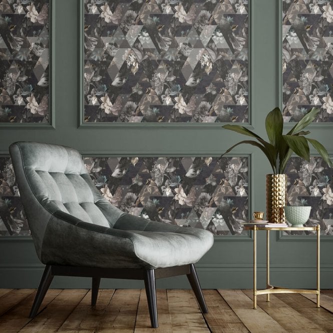 Graham & Brown  Timepiece Moonstone Wallpaper 112278
