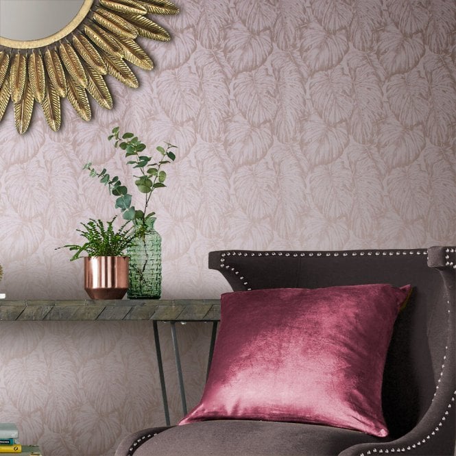 Graham & Brown  Tropical Blush Wallpaper 103767