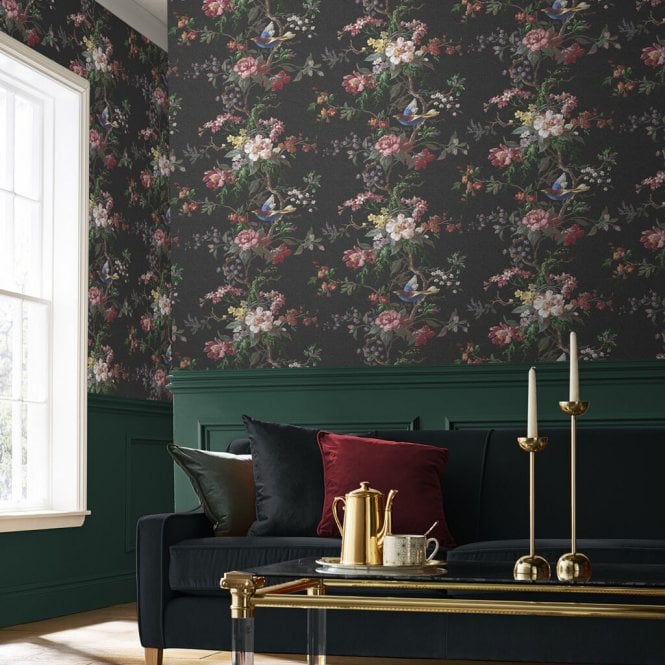Graham & Brown  Venetian Noir Wallpaper 107876