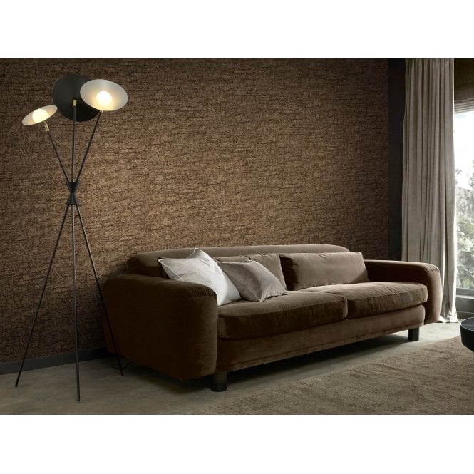Graham & Brown  Vincenzo Chocolate Wallpaper 124130