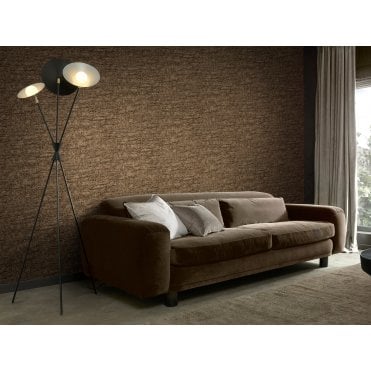 Graham & Brown Vincenzo Chocolate Wallpaper 124130