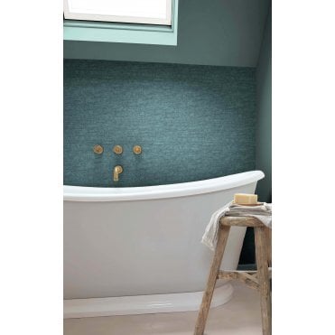 Graham & Brown Vincenzo Teal Wallpaper 124131