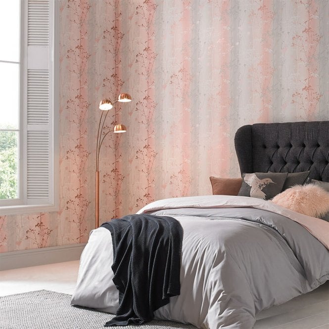 Graham & Brown  Wildflower Blush Wallpaper 104071