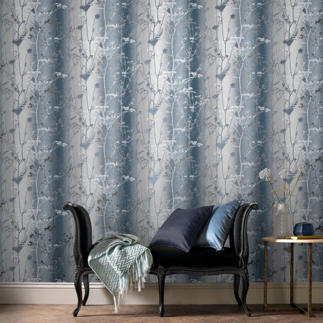 Graham & Brown  Wildflower Ink Wallpaper 105896