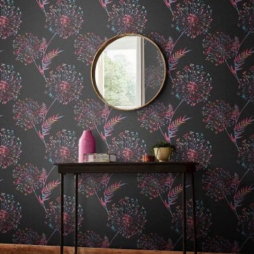 Graham & Brown Wish Multi Black Wallpaper 106433