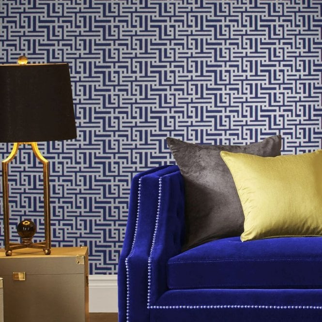 Graham & Brown  Zen Cobalt Wallpaper 103517