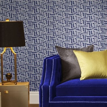 Graham & Brown Zen Cobalt Wallpaper 103517
