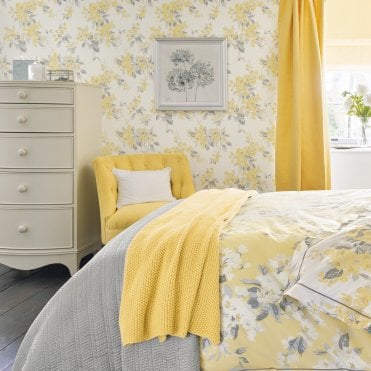 Laura Ashley Apple Blossom Sunshine Wallpaper 113366