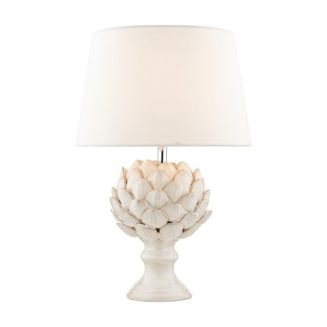 Laura Ashley  Artichoke Ceramic Table Lamp With Shade