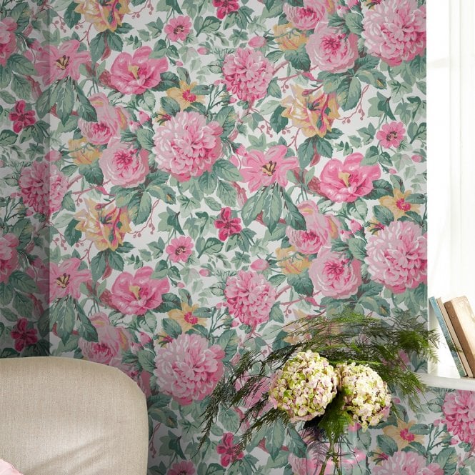 Laura Ashley  Aveline Rose Wallpaper 115263