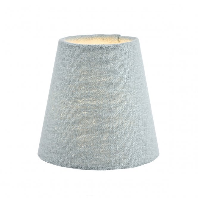 Laura Ashley  Bacall Linen Empire Drum Shade Silver 12.5cm/5 inch