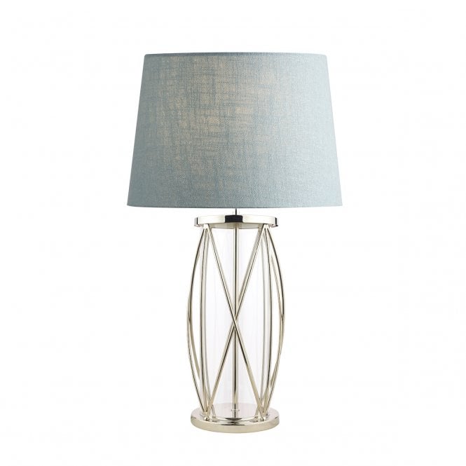 Laura Ashley  Beckworth Large Table Lamp Polished Nickel Glass Base Only