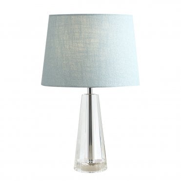 Laura Ashley Blake Small Table Lamp Crystal Polished Chrome Base Only