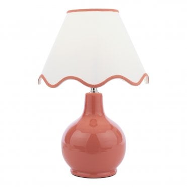Laura Ashley Bramhope Table Lamp Terracotta With Shade