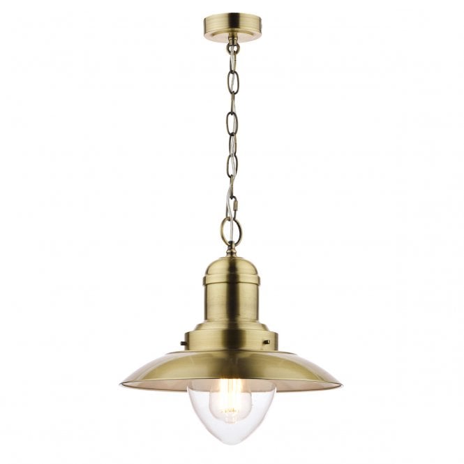Laura Ashley  Corbridge Pendant Antique Brass