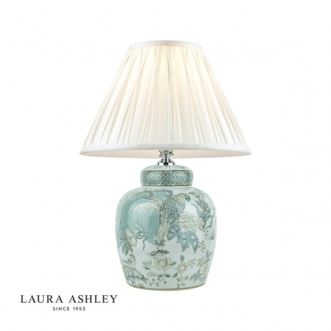Laura Ashley  Elizabeth Ceramic Table Lamp With Bird Print Design Base Only