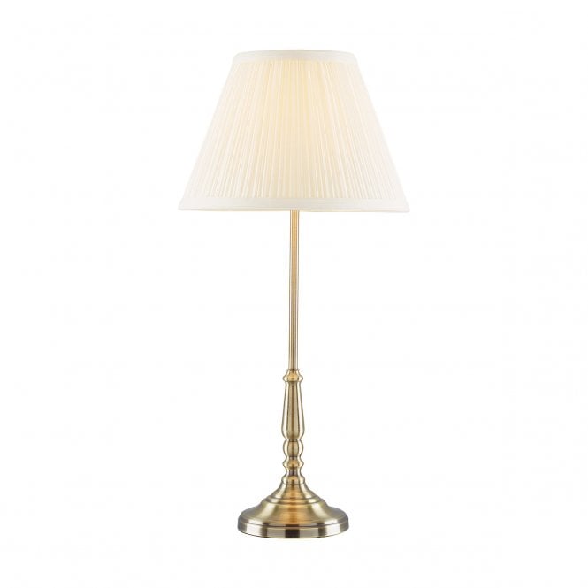 Laura Ashley  Elliot Table Lamp Antique Brass With Shade