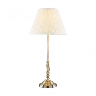 Laura Ashley Elliot Table Lamp Antique Brass With Shade
