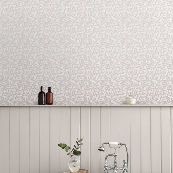 Laura Ashley  Erwood Dove Grey Wallpaper 115264