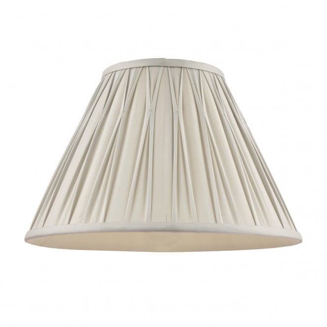 Laura Ashley  Fenn Silk Empire Drum Shade Silver 30cm/12 inch