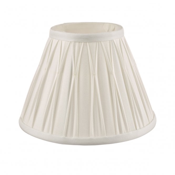 Laura Ashley  Fenn Silk Empire Drum Shade White 20cm/8 inch