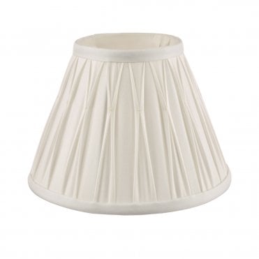 Laura Ashley Fenn Silk Empire Drum Shade White 20cm/8 inch