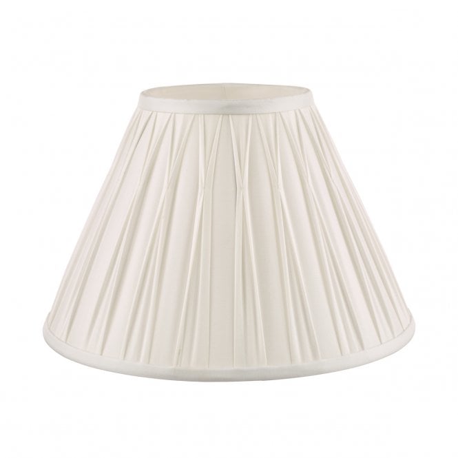 Laura Ashley  Fenn Silk Empire Drum Shade White 35cm/14 inch