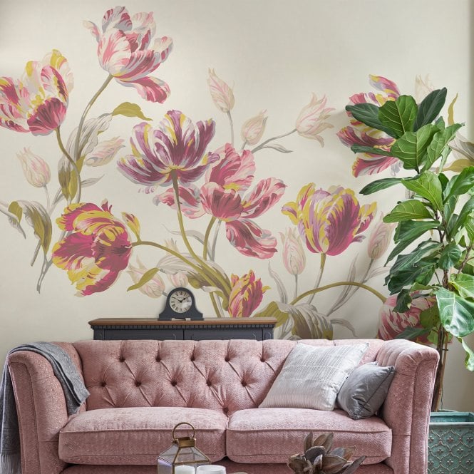 Laura Ashley  Gosford Red Mural 113413