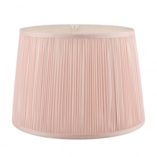 Laura Ashley  Hemsley Pleated Silk Empire Drum Shade Pink 30cm/12 inch