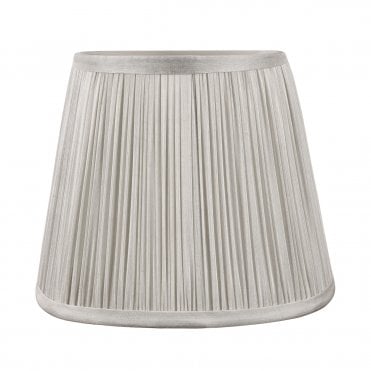 Laura Ashley Hemsley Silk Shade Silver 14cm/5 inch
