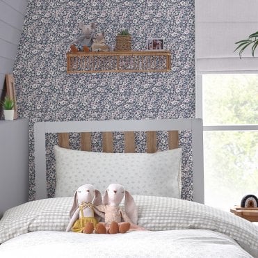 Laura Ashley Libby Purple Wallpaper 119867
