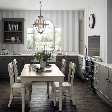 Laura Ashley Lille Pearlescent Stripe White Wallpaper 113336