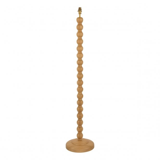 Laura Ashley  Maria Floor Lamp Wood & Antique Brass Base Only