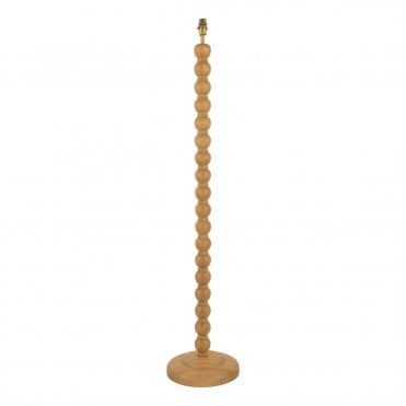 Laura Ashley Maria Floor Lamp Wood & Antique Brass Base Only