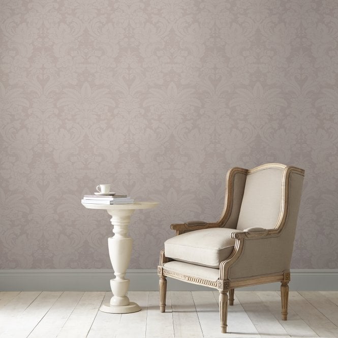 Laura Ashley  Martigues Sugared Violet Wallpaper 114919
