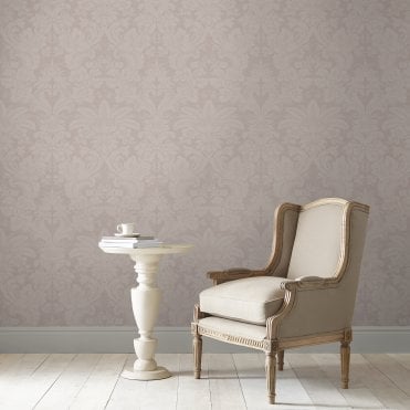 Laura Ashley Martigues Sugared Violet Wallpaper 114919