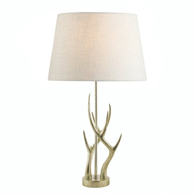 Laura Ashley  Mulroy Antler Table Lamp Champagne Base Only