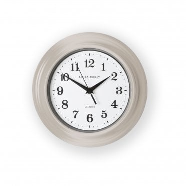 Laura Ashley Newgale Small Kitchen Clock Dove Grey 115780