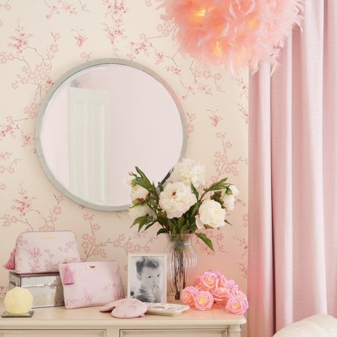 Laura Ashley  Oriental Blossom Blush Wallpaper 113388