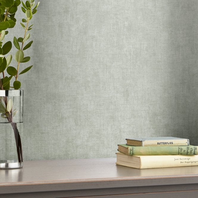 Laura Ashley  Plain Sage Leaf Wallpaper 121093