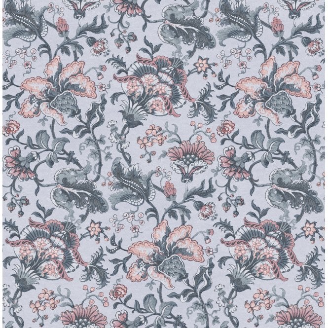 Laura Ashley  Portia Pale Slate Wallpaper 114909